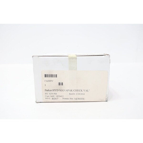 Parker HYDRAULIC CHECK VALVE 5000PSI CM3PPV - main