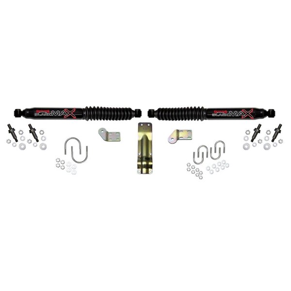 Superjock Replacement Steering Stabilizer Kit for 2005-2014 F250-F350, Black SU2471915 - main