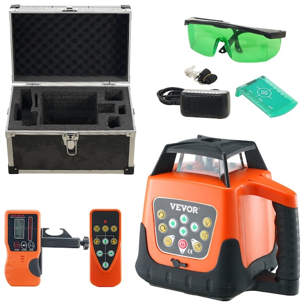 Vevor Self-Leveling 360 Rotary Rotating Green Beam Laser Level 2000ft Battery 203HG - main