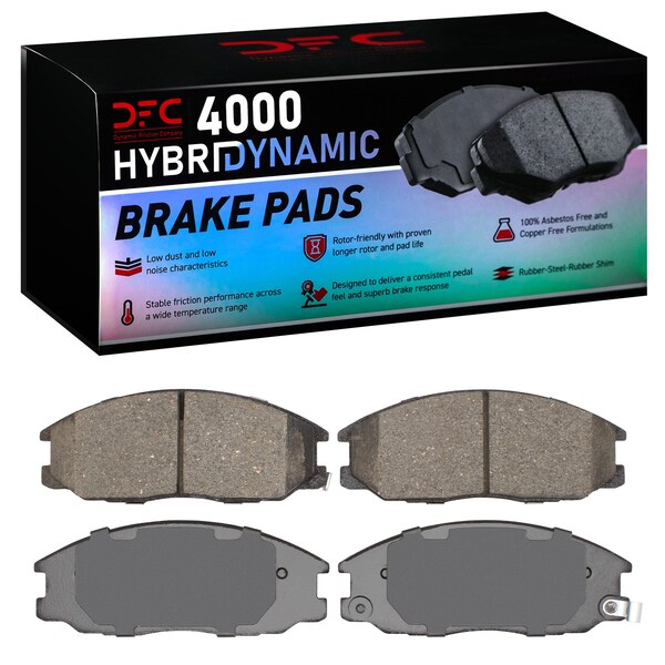 Dynamic Friction Co DFC 4000 HybriDynamic Brake Pads 4000-0864-00 - main
