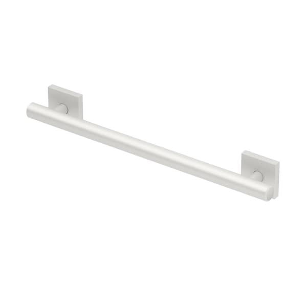 Gatco Elevate 18" Stainless Steel ADA Compliant Grab Bar, Matte White 942W - main