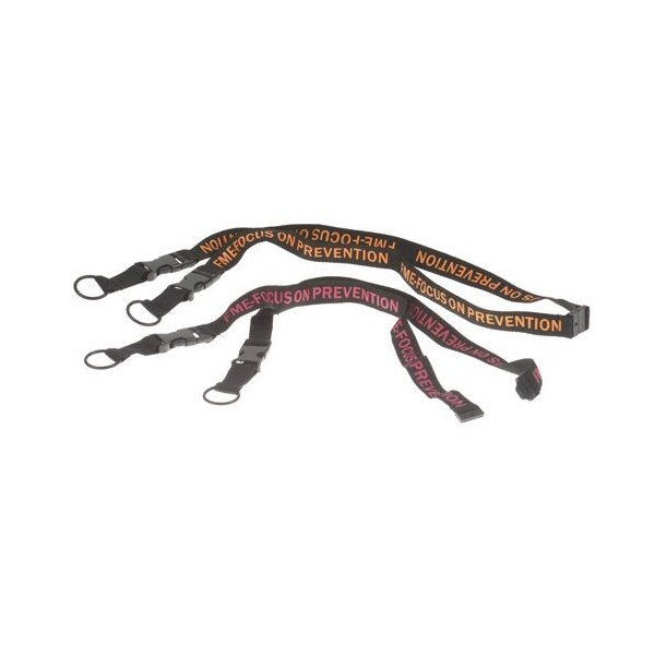 Ty-Flot Neck Lanyard, with Dual Clips, PK50 NLPR1934WOR - main