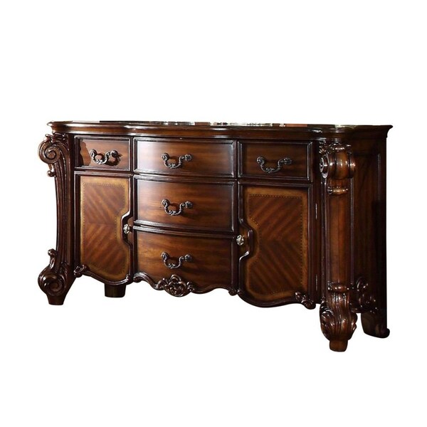 Homeroots 71" Solid Wood Five Drawer Dresser 374249 - main
