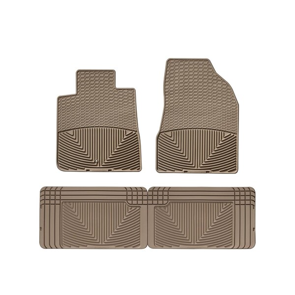 Weathertech Tan, Front and Rear All Weather Floor Mats WTXT068025 - main