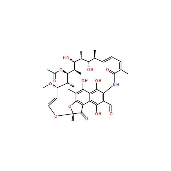 Ak Scientific 3-Formyl rifamycin SV (5g), CAS 13292-22-3 V1705-5g - main