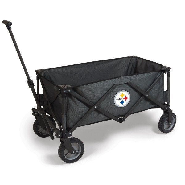 Picnic Time Family Of Brands NFL Pittsburgh Steelers - Adventure Wagon Portable Utility Wagon 739-00-679-254-2 - main