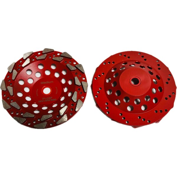 Vantage Product Double PNR Segmented Cupwheel, Concrete Cutting, 7'', Medium PNR724A330 - main