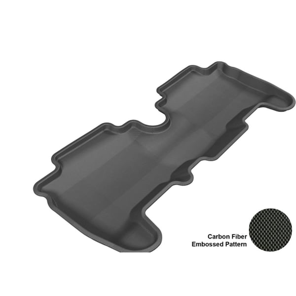 3D Maxpider TOYOTA YARIS 2007-2011 HB/ SCION XD 2008-2013 KAGU BLACK R2 Floor Mat L1TY02421509 - main