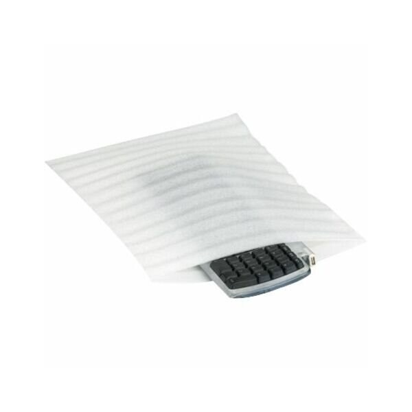 Partners Brand Flush Cut Foam Pouches, 18" x 24", White, PK75 FP1824 - main