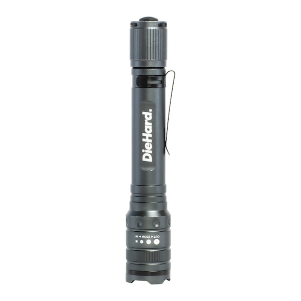 Diehard 270 Lumen 2AA Aluminum Twist Focus Flashlight 41-6647 - main