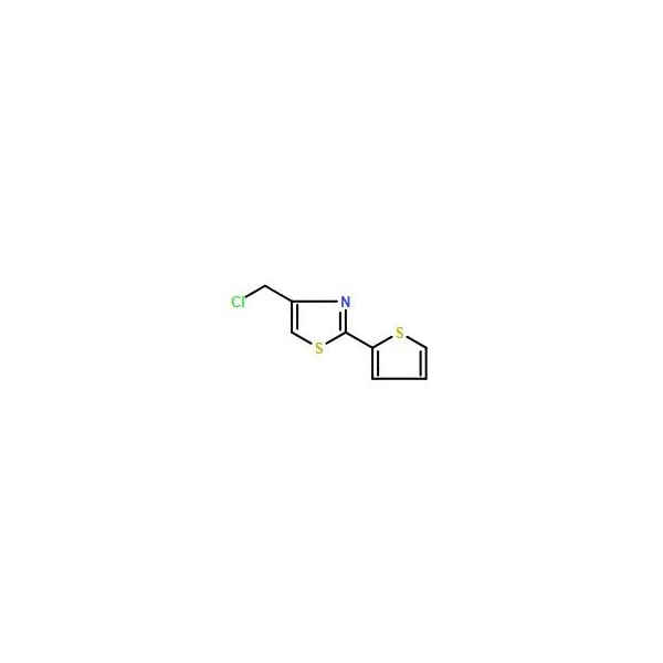 Ak Scientific 4-(Chloromethyl)-2-(2-thienyl)-1, 3-thiazole (100mg), CAS 54679-16-2 Y9429-100mg - main