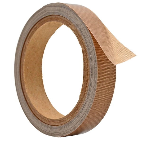 Wod Tape TFE28NA PTFE Fiberglass Cloth Teflon Tape Non Adhesive: 3/4 in. x 36 yds, 48PK WOD TFE28NA-00750-48-36-BRO - main