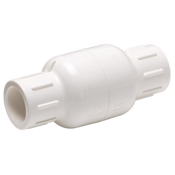 Homewerks 3/4 in. D X 3/4 in. D Solvent PVC Spring Loaded Check Valve VCKP40E4B - main