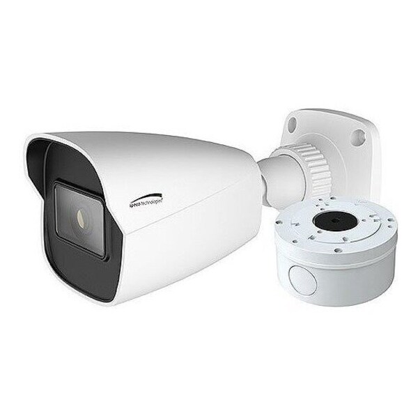 Speco Technologies 2MP H.265 IP Bullet Camera with IR, 2.8mm Fixed Lens, Included Junction Box, White, NDAA O2VB1N - main
