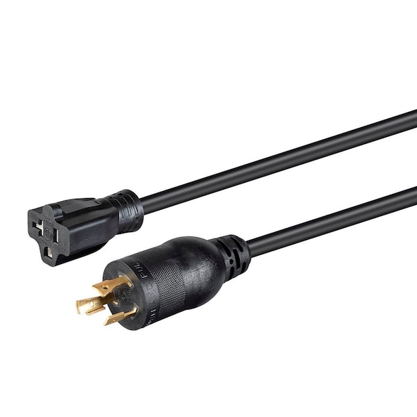 Monoprice Heavy Duty Power Cord - Locking NEMA L5-20P to NEMA 5-15/20R_ 12AWG_ 2 35062 - main