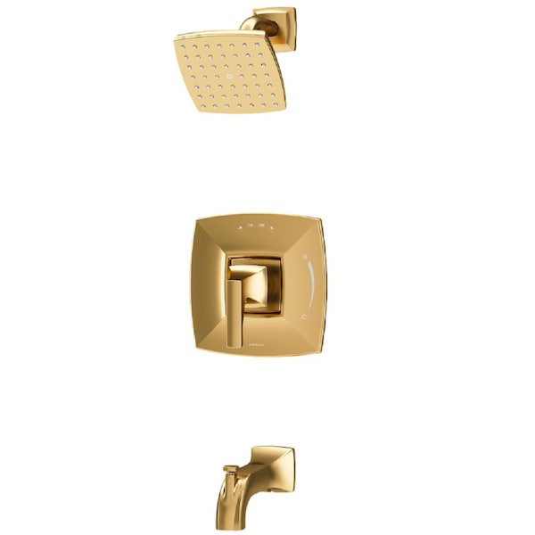 Symmons Oak HydroMersion Single Handle Tub and Shower Faucet Trim Kit - 1.5 GPM (Valve Not Included) 5692BBZ15TRM - main