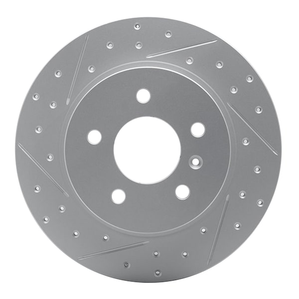 Dynamic Friction Co DFC Geoperformance Rotor - Drilled and Slotted 830-45013L - main