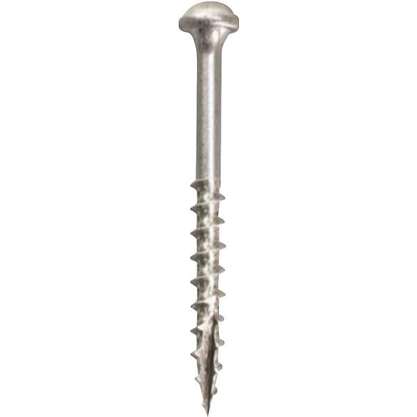 Kreg Pocket-Hole Screw, No 8 Thread, 1-1/4 in L, Coarse Thread, Maxi-Loc Head, Square Drive, Sharp Point SML-C125S5-100 - main