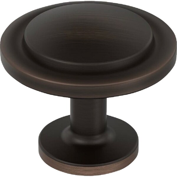 Amerock Loop 1.1875'' Dia. Round Oil Rubbed Bronze Knob BP37025ORB - main