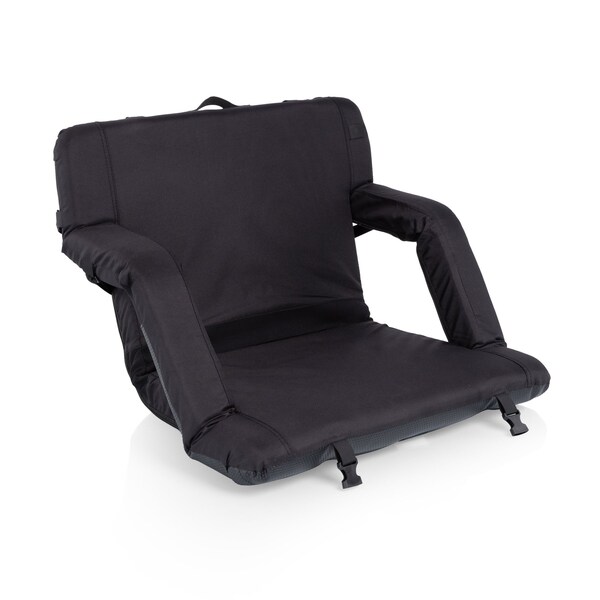 Picnic Time Family Of Brands Ventura XL Portable Reclining Stadium Seat, Black 718-00-179-000-0 - main