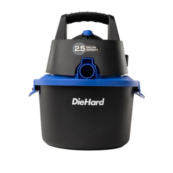 Diehard 2.5 Gal. 2.5 HP Wet Dry Vac w/ Wall Mount DH-70002-01 - main