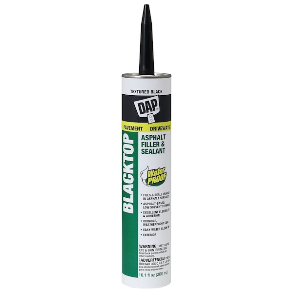 Dap 10.1 oz Blacktop Asphalt Low Voc Slnt, PK12, Black 7079827065 - main