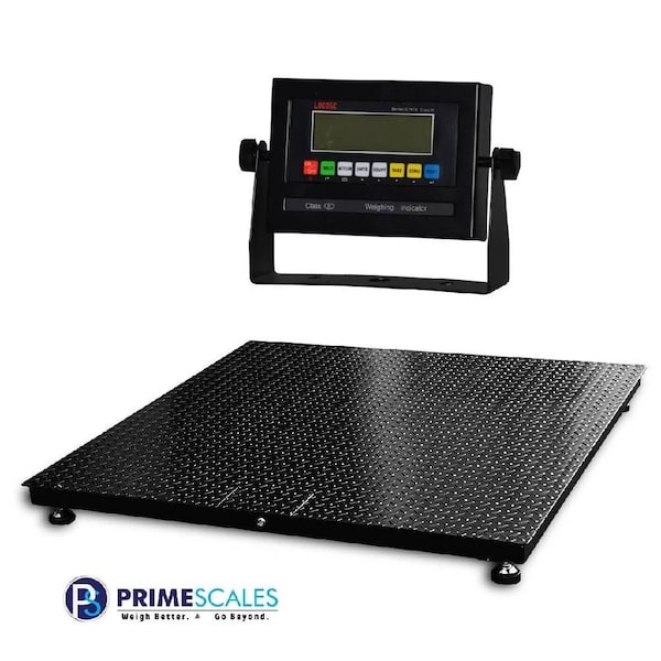 Prime Systems Pallet Scale 2x2 Heavy Duty 24 x 24 Floor Scale 5,000 lb NTEP PS-5k-2424-7510 - main