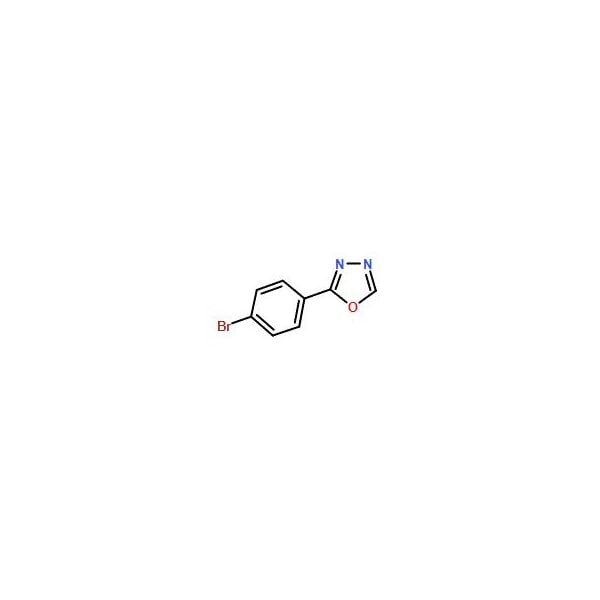 Ak Scientific 2-(4-Bromophenyl)-1, 3, 4-oxadiazole (1g), CAS 41420-90-0 V5855-1g - main
