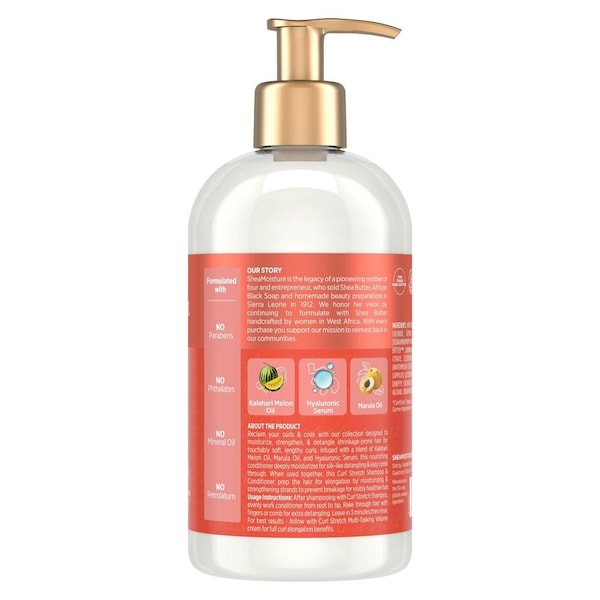 Shea Moisture Kalahari Melon Oil Infused with Hyaluronic Serum Curl Stretch Conditioner, 13 Fluid Ounce, 12PK 64394644 - main