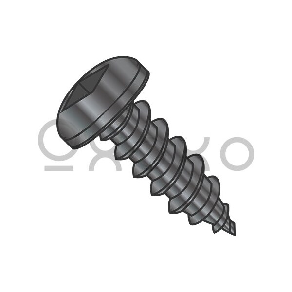 Oxoxo 8-18X1/2 Square Pan Self Tapping Screw Type A B Fully Threaded Black Oxide and Oil, 10000PK 487700 - main