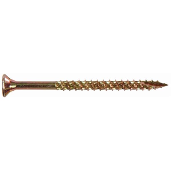 Hillman 42469 No. 8 x 1.75 in. All Purpose Wood Screws- Yellow Zinc 196581 - main