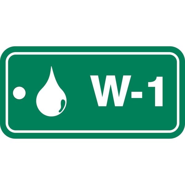 Accuform Danger, RP-Plastic, 3-1/4 in Width, 3/8 in Height, , 5 PK TDF901VPM - main