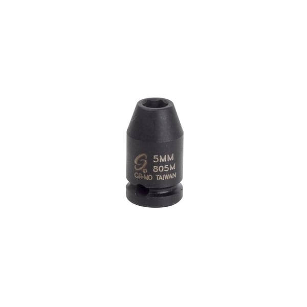 Sunex 1/4 in Drive 5Mm Impact Socket 805M - main