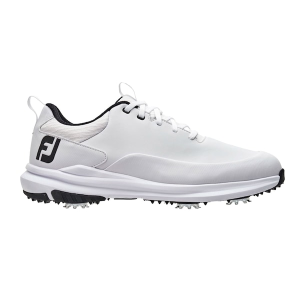 Footjoy Tour Rival Men's Spiked Golf Shoes - White/White/Black/13 Medium FTJ56958M - main