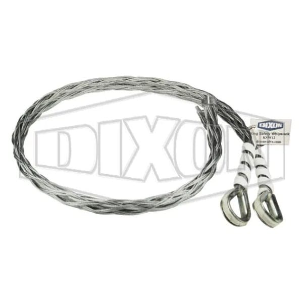 Dixon King Safety Whipsock, For Use with 0.7874 to 1.181 in OD Hoses, 3/4 in, 2000 psi, Carbon Steel KSW12 - main