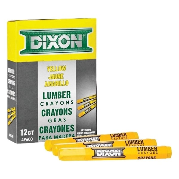 Dixon Ticonderoga CRAYON LUMBER EXTRUDED YELLOW 49600 - main