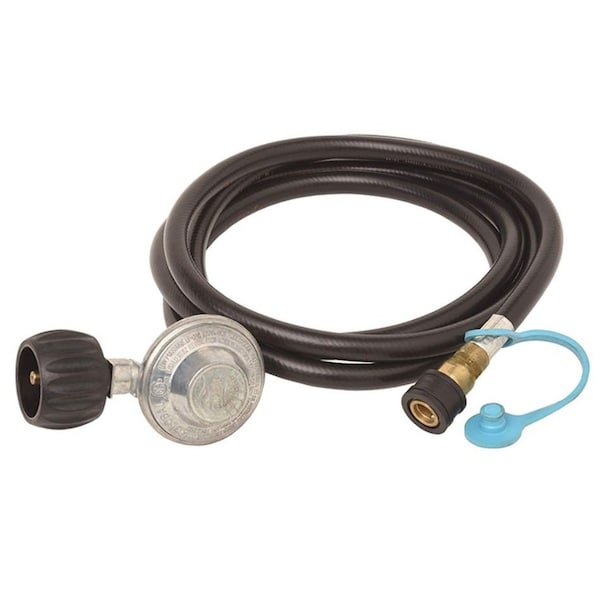 Flame King 90 Degree Low Pressure Regulator Outlet Pressure Of 11 WC Water Column 65000 BTU Per Hour 106095-96 - main
