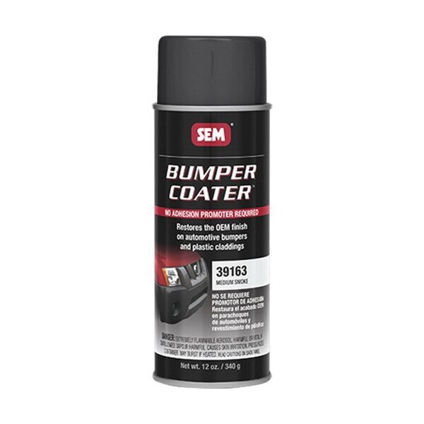 Sem Bumper Coater Trim Paint, 16 oz Aerosol Can, Medium Smoke 39163 - main