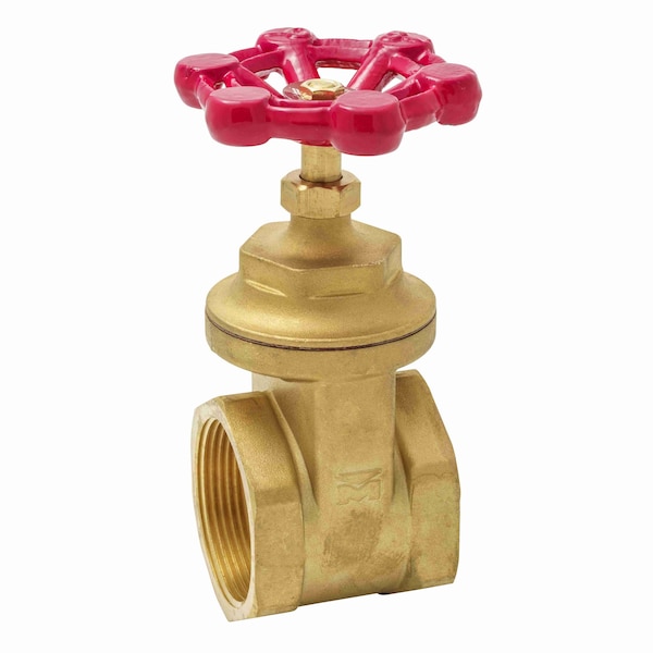 Proline Series Brass 2-1/2-in FIP x 2-1/2-in FIP Heavy Duty Gate Valve 100-009 - main