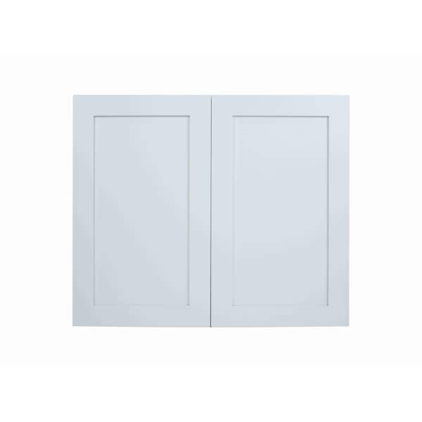 Cambridge Everest 27 in. W x 12 in. D x 30 in. H Ready to Assemble Shaker Wall Kitchen Cabinet in White SA-W2730-SW-KIT - main