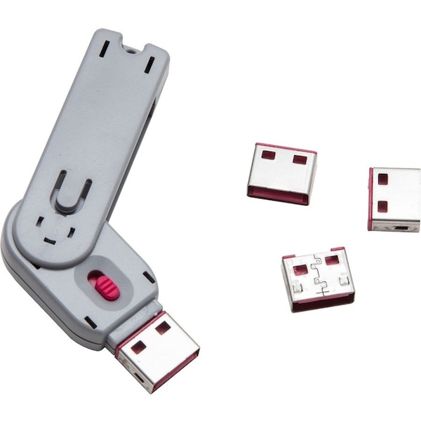 Syba Multimedia USB Port Blocker with 1 Key and USB Lock SY-ACC20165 - main
