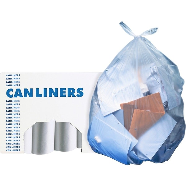 Heritage Linear Low-Density Can Liners, 16 gal, 0.5 mil, 24 x 32, Clear, 500PK H4832MC R01 - main