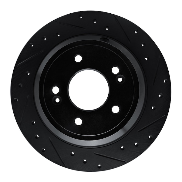 Dynamic Friction Co DFC Brake Rotor - Drilled and Slotted - Black 633-03039R - main