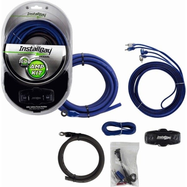 Metra Electronics 4 GA VALUE AMP KIT COMPLETE 1600 WATT - EACH AK4ANL - main