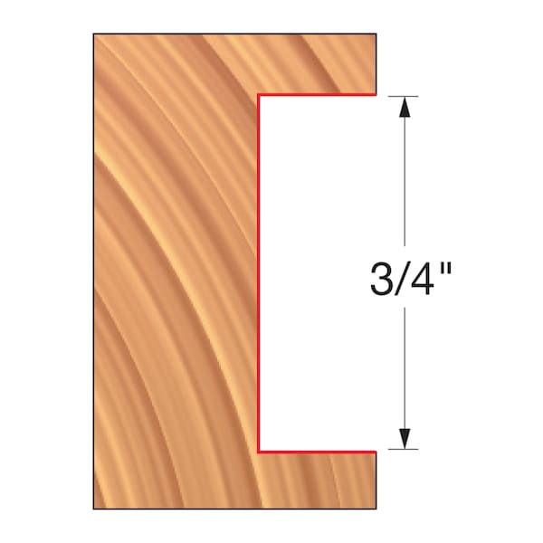 Freud 4in. x v3/4in. x 1-1/4in. Groovers UP174-IC - main
