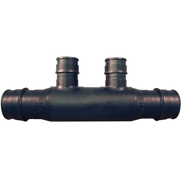 Conbraco Apollo Valves ExpansionPEX Series Open End Manifold, 4.42in OAL, 2-Inlet, 3/4in Inlet, 2-Outlet, Brass EPXM2PTO - main