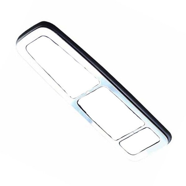 Ilc KENWORTH T680 YEAR 2014 304 SS POWER WINDOW CONTROL TRIM W/ CUTOUTS FOR HEAT BUTTONS Replacement KW T680 2014 SS POWER WINDOW CONTROL TRIM W/ CUTOU - main