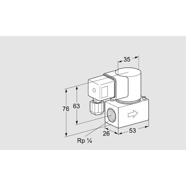 Honeywell Kromschroder VLV, SOLND, RP1/4, GAS VG 8R18Q6, 1.8BAR, 120 KS85232040 - main