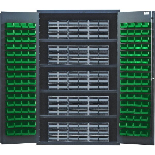 Quantum Storage Systems SPECIALTY CABINET W/15 QICS & 128 BINS QSC-QIC64GN - main