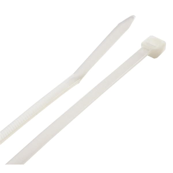 Acoustic Cable Tie, 14 in L, 4.02 in Max Bundle Dia., White, Polypropylene, 75 lb Strength, 8 PK AC2740112 - main